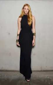 [Carla Zampatti] Twist-Front Maxi Dress