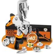 Snap Fastener Tool, Snap Kit with Tool, Canvas Snap Tool with140 pcs Boat Cov...