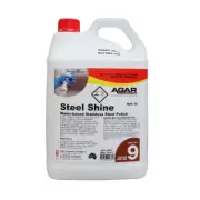 Agar Steel Shine Stainless Steel Cleaner Polish Water Based Streak Free 5L