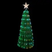 Northlight 4' Green Color Changing Pop Up Artificial Outdoor Christmas Tree