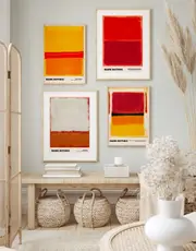 [Namly Design] Poster - Mark Rothko Collection / Set of 4