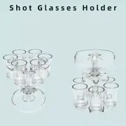 6 Shot Acrylic Glass Drink Beverage Dispenser Booze Wine Liquids Shot Party NEW