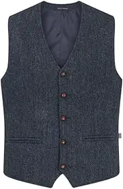 [Walker and Hawkes] Men's Harris Tweed Dalston Waistcoat