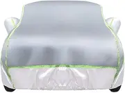 Anti-Hail Car Cover Compatible with Aston Martin Vantage 2021-2025, Outdoor All-Weather Waterproof Protection Cover(Half Silver)