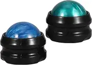 CALLARON 2pcs Resin Roller Massage Balls for Full Body Relaxation Tool for Back Neck Legs Durable Easy to Clean Design Tension Relief and Comfort
