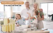Collapsible Pasta Drying Rack Wooden Spaghetti Stand Dryer with 16 tesaP