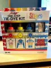 NEW 38 PIECE TULIP ONE STEP TIE-DYE KIT STRIPES