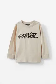 [Cotton On Kids] Cotton On Kids - Gorillaz Long Sleeve Tee - Lcn wmg rainy day/gorillaz 2 LCN WMG RAINY DAY/GORILLAZ