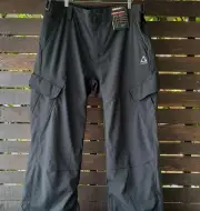 Gerry Men's Sz 2XL Black Snowboard Ski Fleece Lined 4 WAY Stretch Snow Pants A7