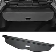X AUTOHAUX Car Trunk Retractable Cargo Cover for Mercedes-Benz B-Classe W246 B180 B200 B260 2011-2018 Rear Trunk Parcel Shelf Luggage Security Shield Shade Cover Carbon Fiber Pattern Black