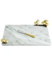 Michael Aram Mushroom Cheeseboard with Spreader
