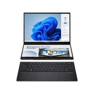 【ASUS 華碩】14吋Ultra 9輕薄筆電(ZenBook Duo UX8406MA/Ultra 9-185H/32G/1TB SSD/W11/EVO/OLED)