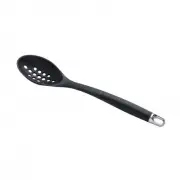 Clickclack Nylon Slotted Spoon Chrome #23466