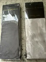 DONNA KARAN LUNA or MOONSCAPE COLLECTION 1pc STANDARD SHAM PLATIUM or CHARC NIP
