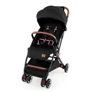 Babyjoy Foldable Baby Stroller Infant Pram w/Adjustable Backrest Aluminum Frame Pushchair Black