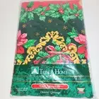 Trim A Home Vinyl Tablecloth 52" X 102" Oblong Christmas Mistletoe New