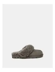 [UGG Australian Shepherd] Waffle Curly Ugg Slippers in Duiker Grey