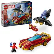 LEGO Super Heroes Marvel Iron Man Car and Black Panther vs Red Hulk (76310)