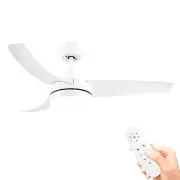 Ceiling Fans with Lights and Remote 42 Inch Low Profile White Ceiling Fans with