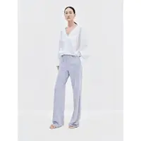 在飛比找ETMall東森購物網優惠-edition純棉V領短款寬松襯衫