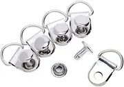 [ONLYKXY] 50 Pieces Shoe Boot Lace Hooks Buckle Rivets Loop Ring with Rivets, Shoe Boot Buckle