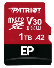 PATRIOT MEMORY EP Series 1TB microSDXC U3 V30 CL10 A2 4K Video Supporting - PEF1TBEP32MCX