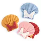 Hair Drying Towel Cap, Bath Towel, Quick Dry Shower Cap with Bow Knot, Super