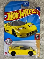 Hot Wheels HW Turbo 5/10 Yellow '94 Bugatti EB110 SS Ryu's Rides HW19