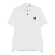 [Stone Island] Stone Island Compass-patch Polo Shirt L BLUE
