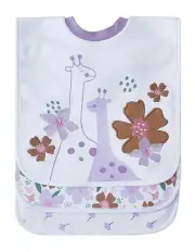 [Big Softies] Snugtime Popover Bibs 3 Pack in Giraffe White