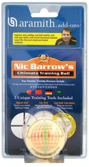 ARAMITH Nic Barrow's Ultimate Training Snooker Pool Billiard Cue Ball 2 & 1/15 inch