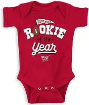 Rookie of The Year Baby Apparel for Nebraska College Fans (NB-7T)