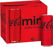 [Coca-Cola] Zero Sugar Soft Drink Mini Can Multipack 6 x 250 ml