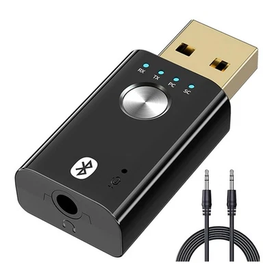4 in 1 USB Bluetooth 5.1 Transmitter Receiver, Portable Bluetooth Adapter1085