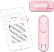 Page Turner for Kindle Remote Control Clicker Page Turner for Kindle Paperwhite Oasis Kobo Reading iPad Tablets Phone Reading Novels Accessories, E-Book Remote Clicker, Pink