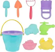 KOMBIUDA Beach Bucket Set Fun Water Playing for Imagination and Creativity Smooth Edges for for Outdoor Adventures