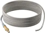 Kyocera 6710187 Formerly Ryobi High Pressure Washer Pipe Cleaning Kit (32.8 ft (10 m), Stainless Steel Hose, Lily of The Valley Nozzle)