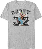 [Disney] Big & Tall Classic Mickey Goofy Collegiate Men's Tops Short Sleeve Tee Shirt