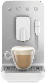 Smeg Bean To Cup Coffee Machine With Steam Wand Matte White