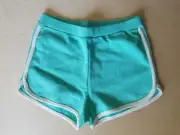 NWOT HANNA ANDERSSON TIDEPOOL STRETCH FRENCH TERRY DOLPHIN VENT SHORTS 110 5