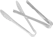 Cooking Utensils Stainless Steel Tongs Set Mini Ice Tongs for Party Kitchen
