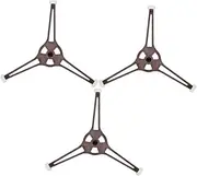 FONDOTIN 3pcs Microwave Turntable Base Support Plate Holder Glass Plate Rotating Roller Ring Height for Seamless Installation Various Microwave Models