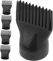 Beatifufu 5pcs Blow Dryer Blow Dryer Attachment Nozzle Curly Hair Diffuser Hair Dryer Pa(nylon) Comb for Blow Dryer Attachment Black