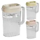 Plastic Serving Pitcher Fridge Jug with Lid Cold Water Juice Drinks Picnic 2.5L