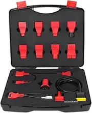 Brilluxa OBD Adapter Kit, Diagnostic Tool Multifunctional 12in1 Fit for Car OBD, OBD Scanner, Vehicle Diagnostic Adapter
