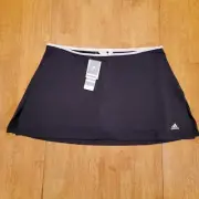 Adidas Tennis Skirt Womens XL Skorts CLIMA365 Climalite Black NEW $40