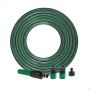 EUROXANTY Watering Hose Kit with Spray Bottle for Watering Your Plants Reinforced Hose Irrigation Sprayer with Flow Regulation, Ergonomic Handle, 15 Meters
