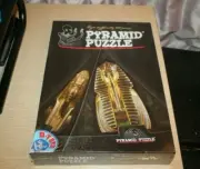 D Toys Egyptian Art II 3D Pyramid Jigsaw Puzzle 500 pc Anubis Isis Tutankhanum