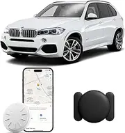 [HONGTOP H] GPS Tracking Devices, 1PCS Tracker Device for Vehicles Work with Find My (iOS Only), Car Tracker Device Hidden with Magnetic Case, No Monthly Fee, GPS Tracker for Vehicles (Black)