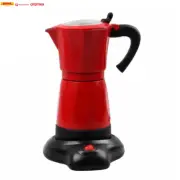 300Ml Espresso Italian Mocha Maker Aluminum Coffee Percolators Electric Moka Pot